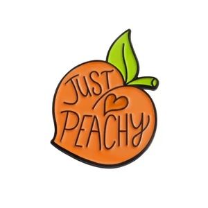 Just Peachy Lapel Pin